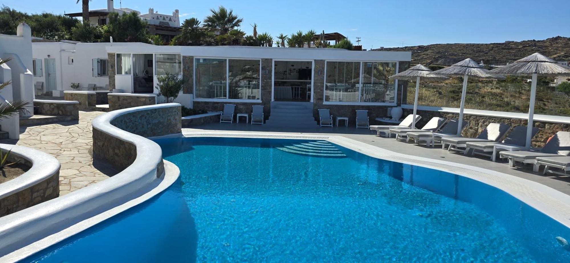 Casa Bianca Hotel Ornos  Ngoại thất bức ảnh
